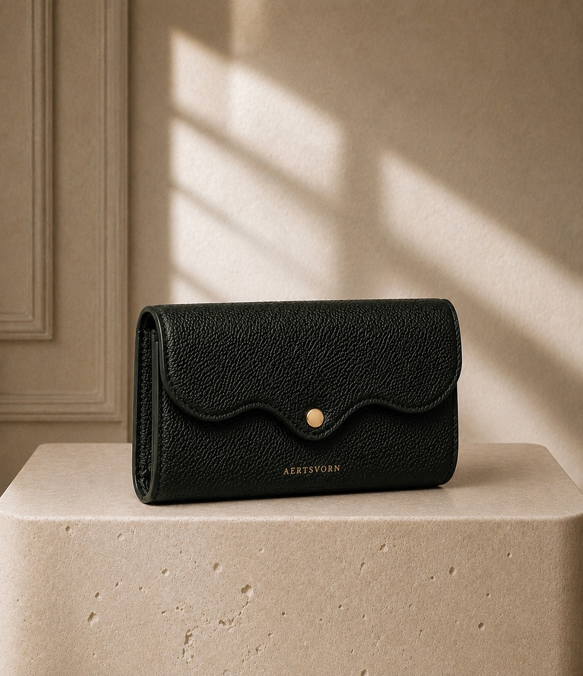 Cécile Long Wallet Noir Charbon