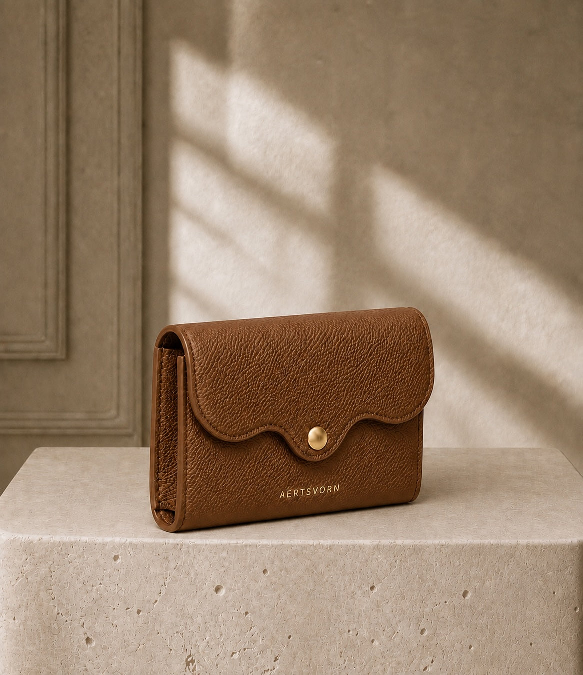 Cécile Compact Wallet Noir Charbon