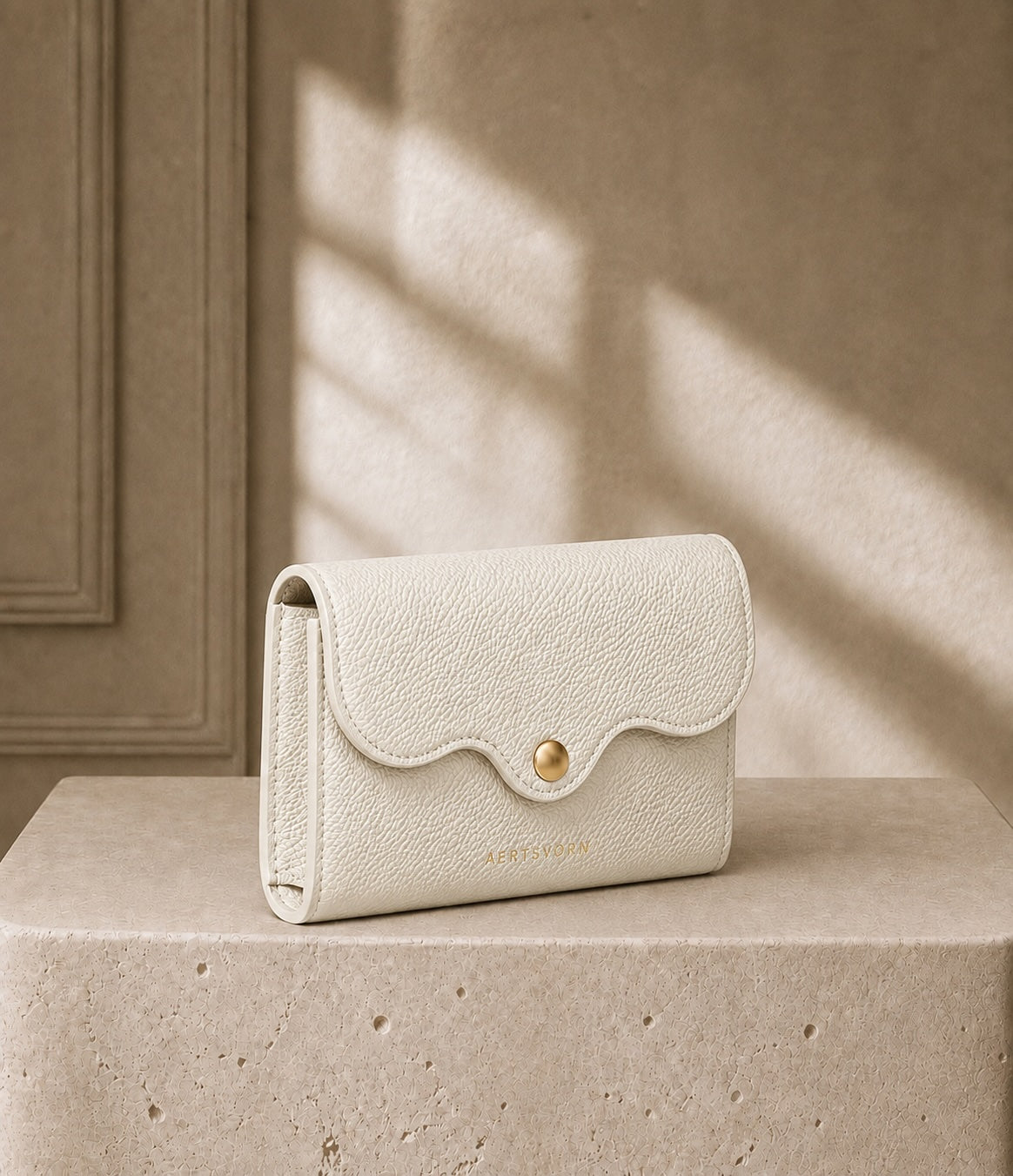 Cécile Compact Wallet Noir Charbon