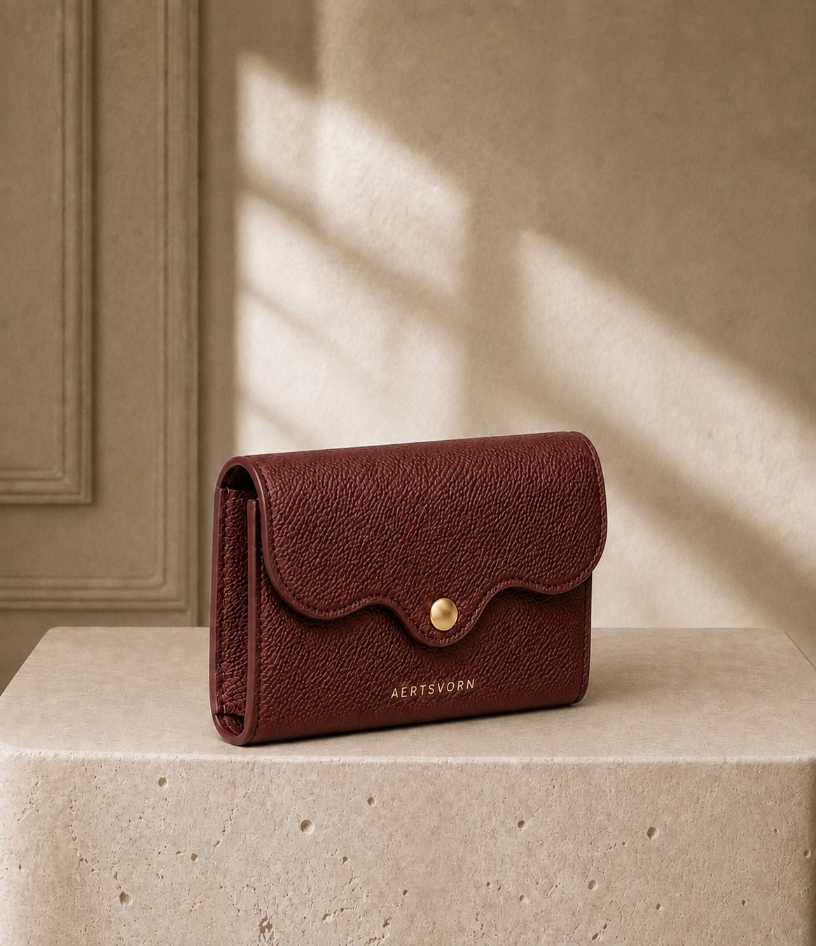 Cécile Compact Wallet Noir Charbon